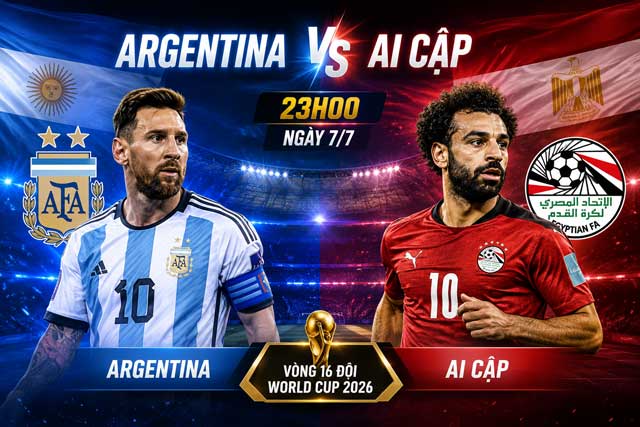 Argentina vs Ai Cập (23h00 ngày 7/7): Messi tiếp tục tỏa sáng, Albiceleste giành vé tứ kết? 1 Argentina vs Ai Cập (23h00 ngày 7/7)